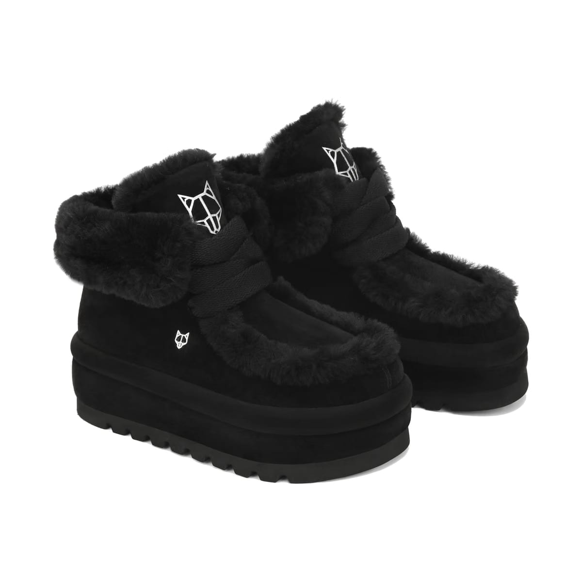 Bambi Black Suede/Shearling