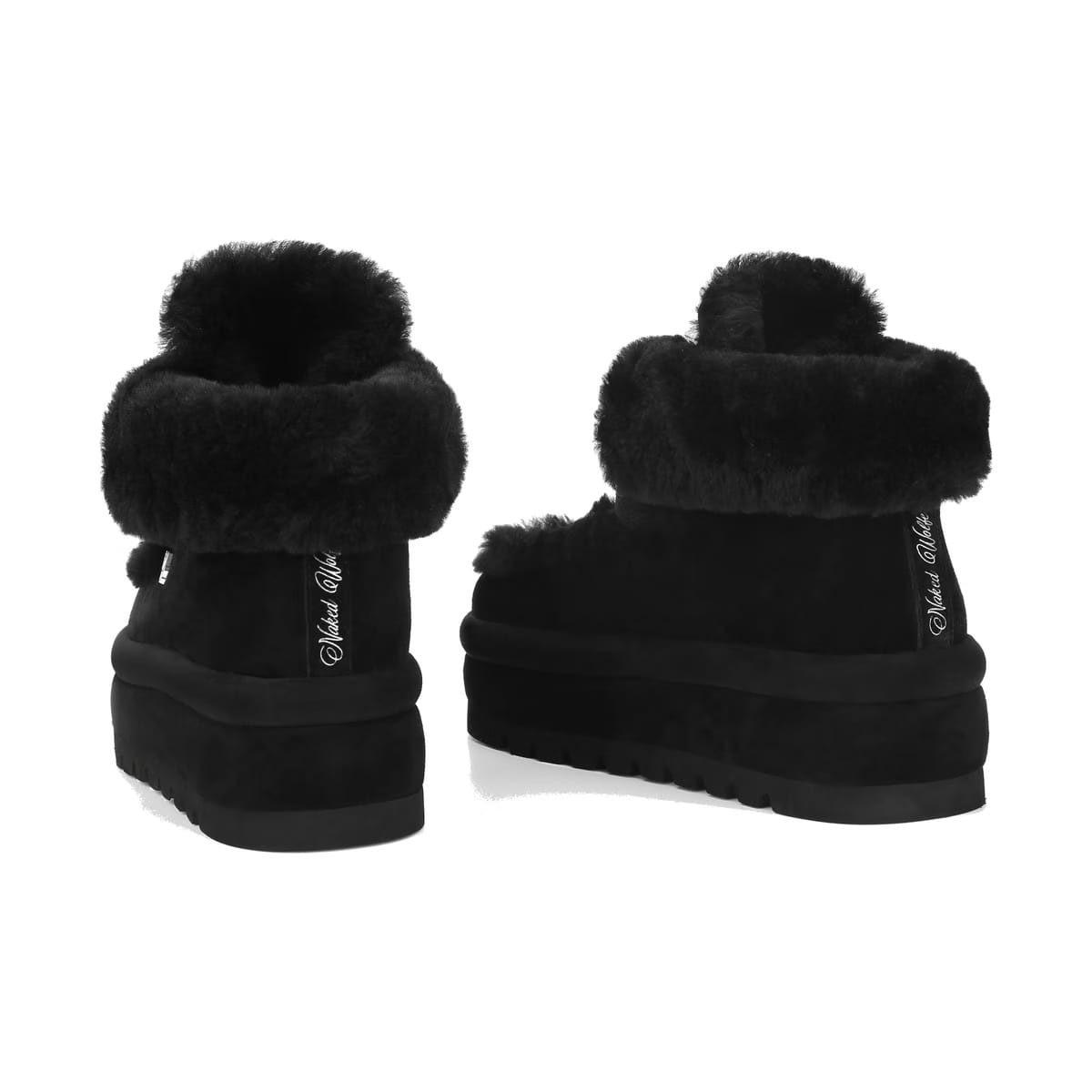 Bambi Black Suede/Shearling