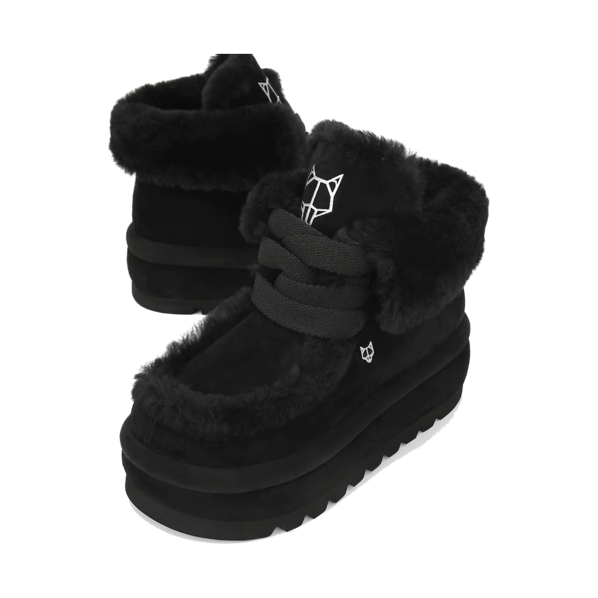 Bambi Black Suede/Shearling