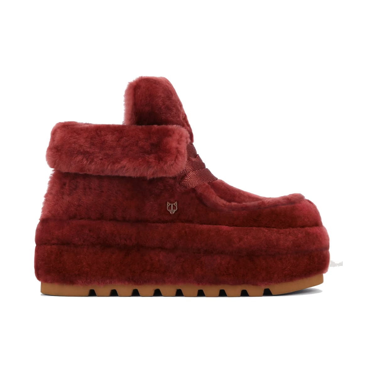 Bambi Burgundy Shearling