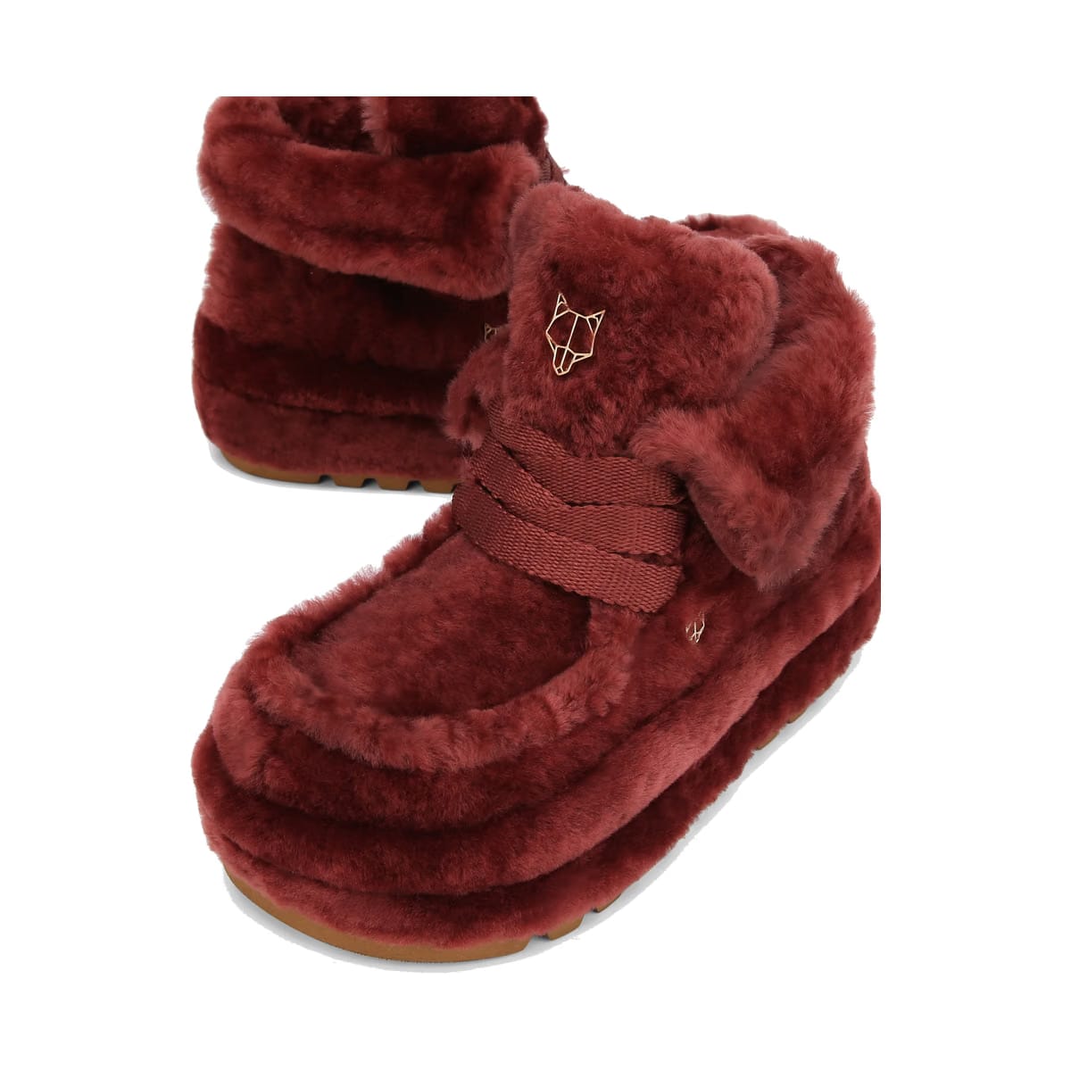 Bambi Burgundy Shearling