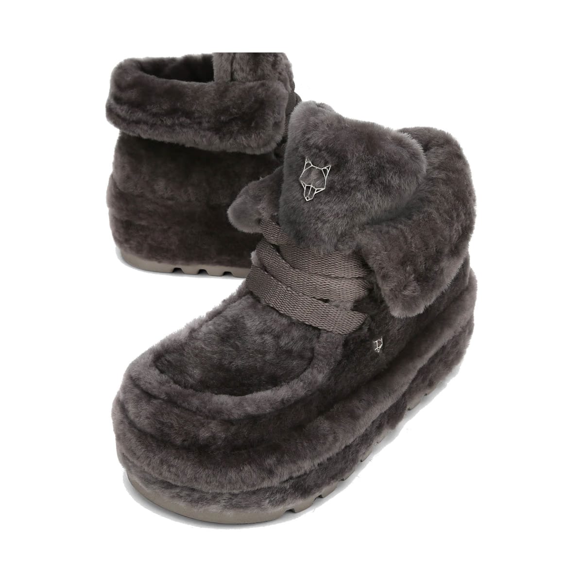 Bambi Slate Grey Shearling