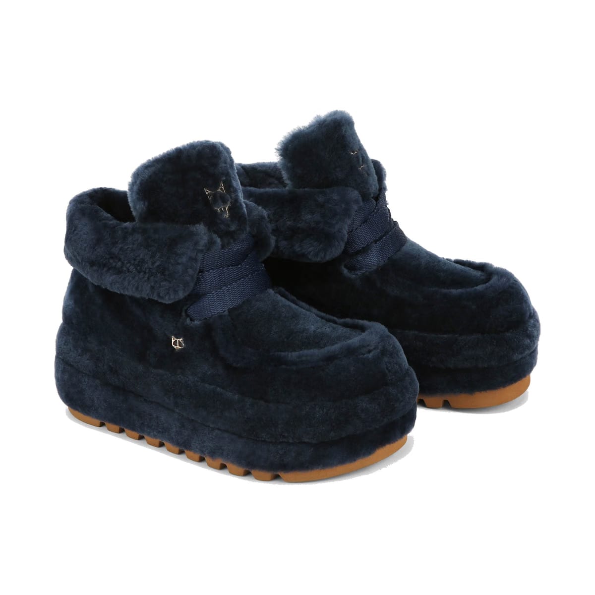 Bambi Navy Shearling