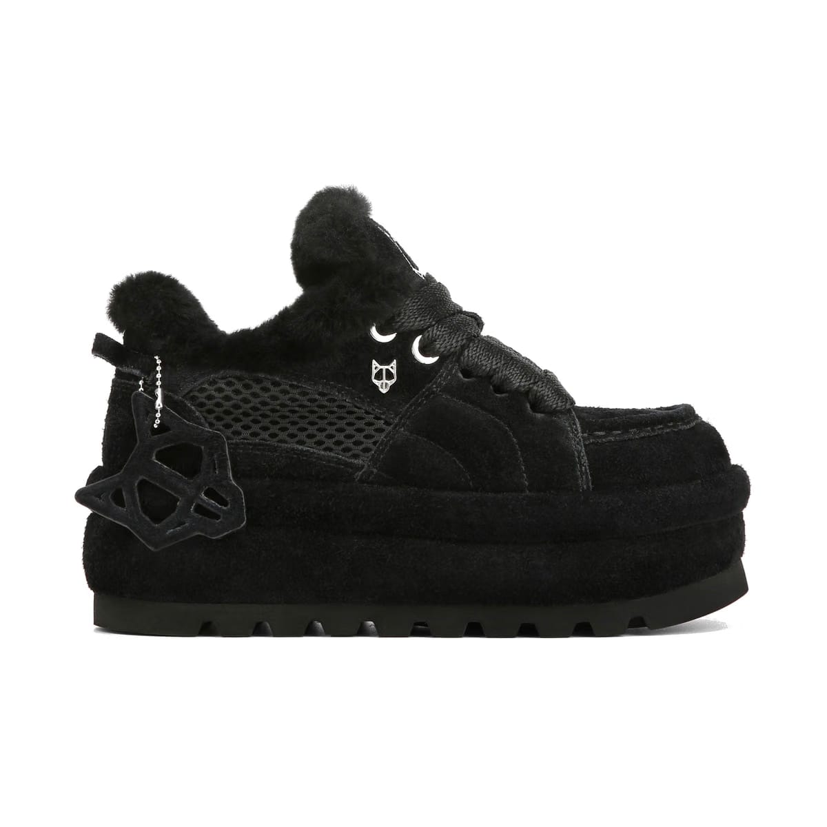Beau Black Suede