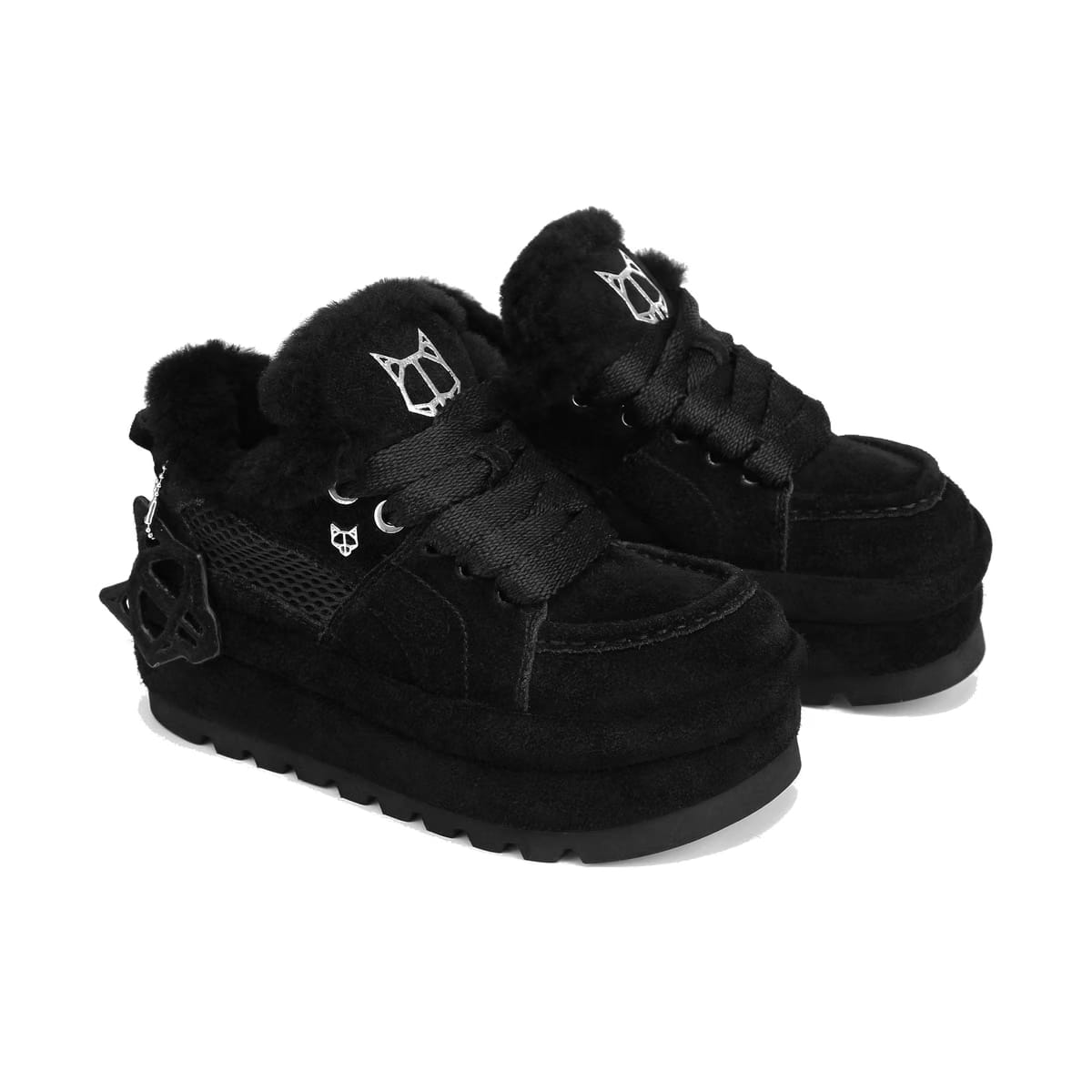Beau Black Suede