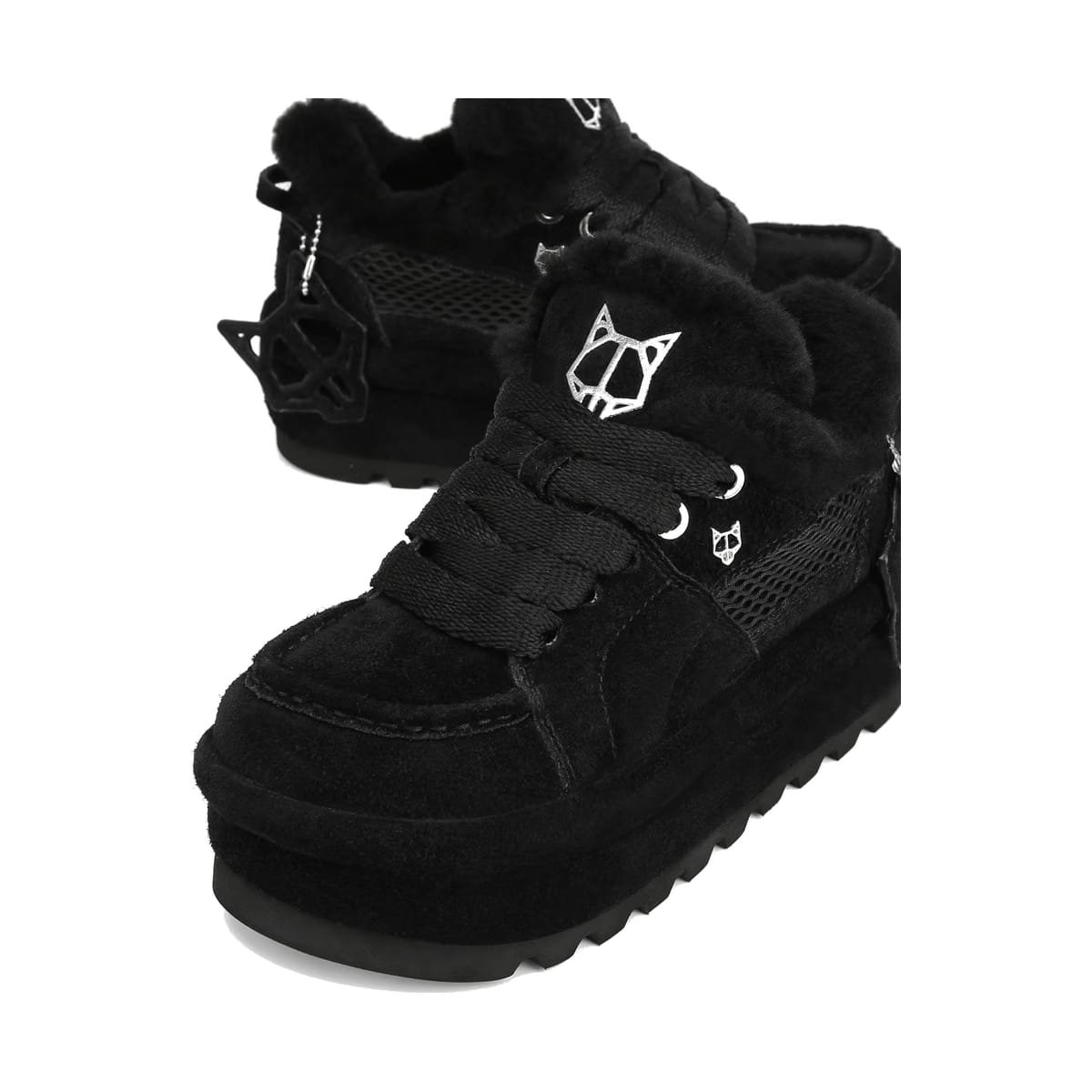 Beau Black Suede