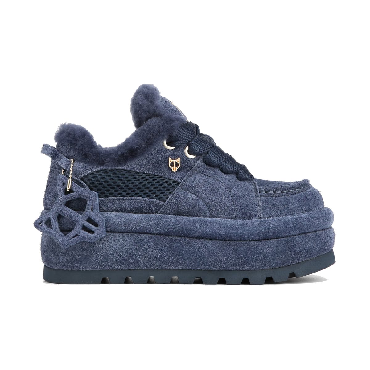 Beau Navy Suede