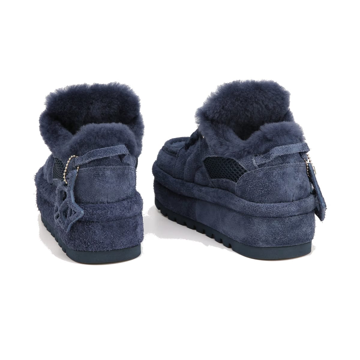 Beau Navy Suede