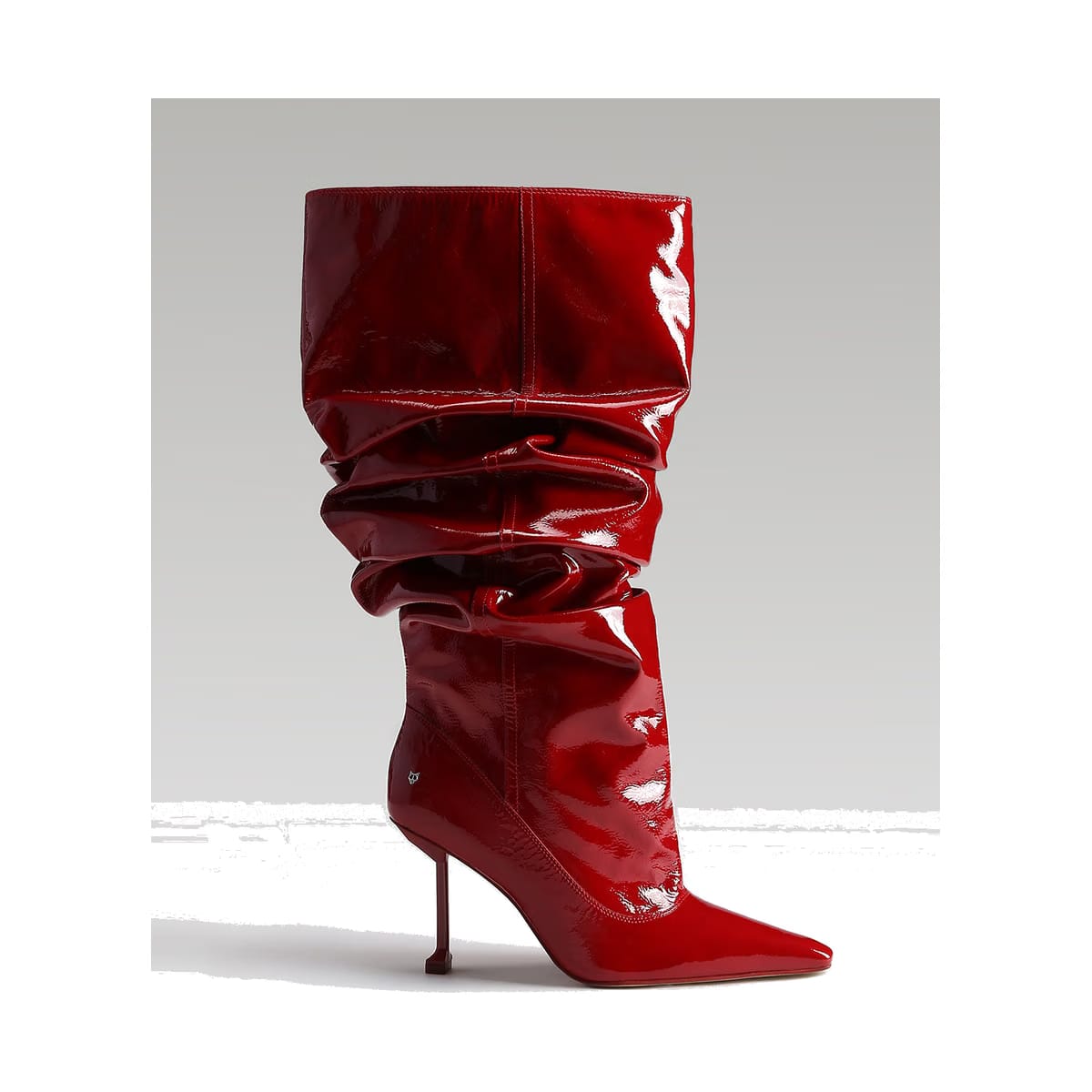 Vern Red Crinkle Patent Leather