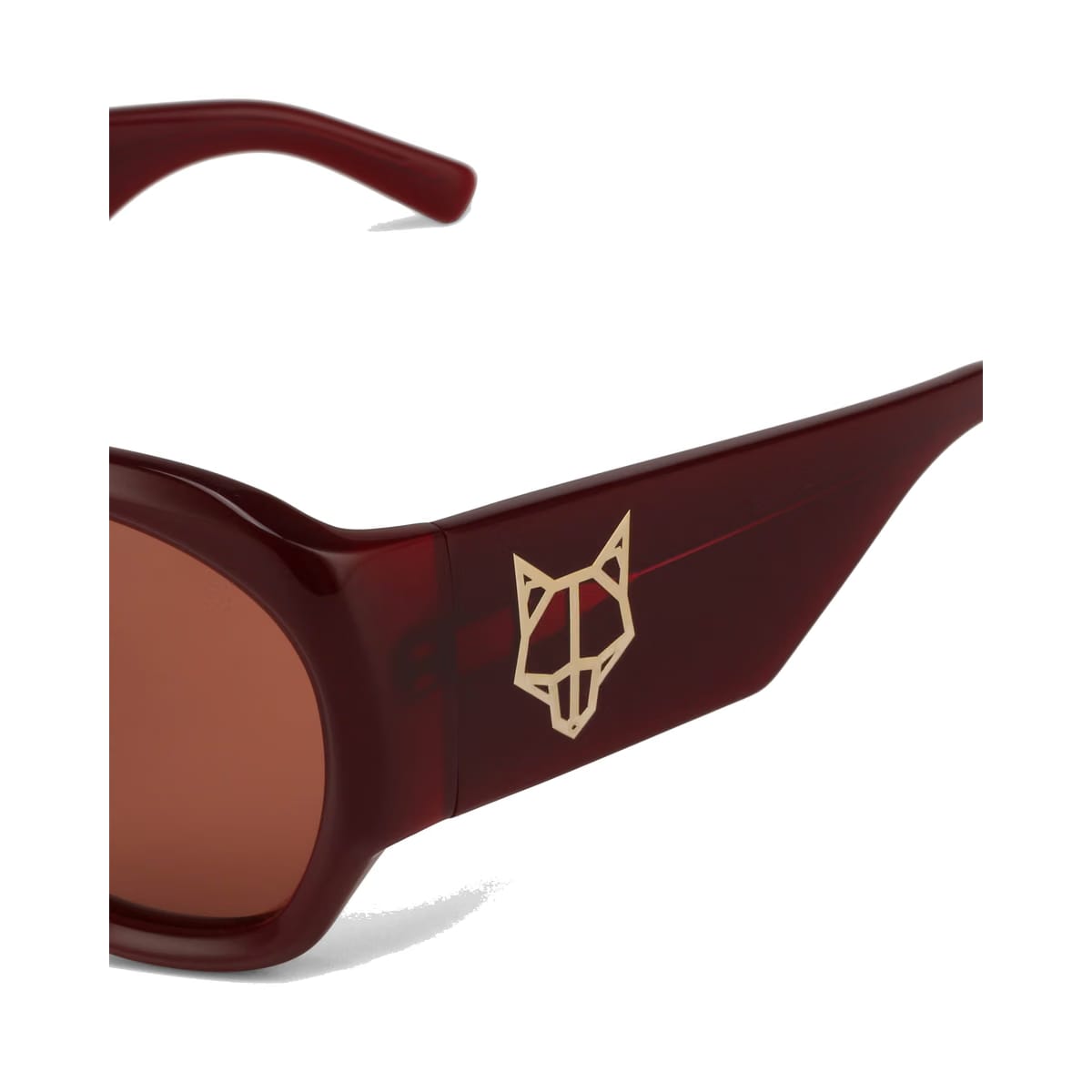 Kim Burgundy Sunglasses
