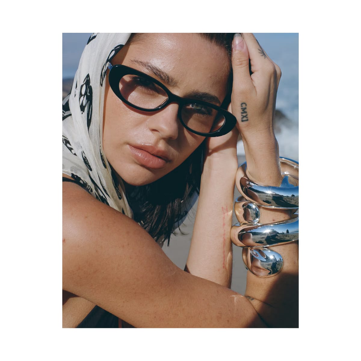 Alexa Black/Clear Sunglasses