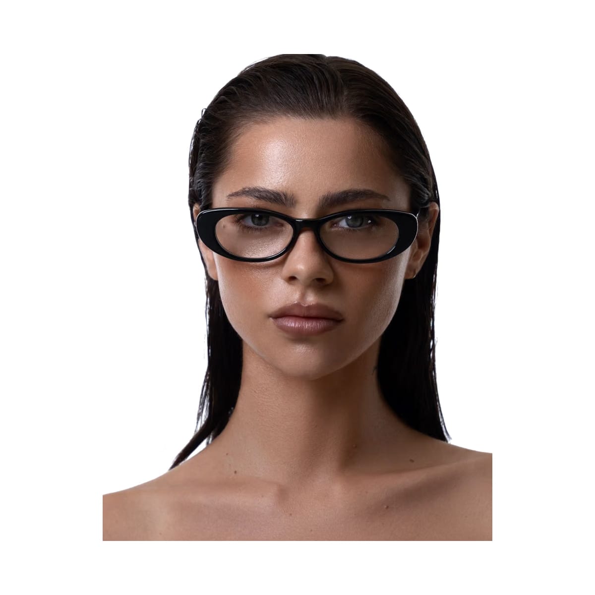 Alexa Black/Clear Sunglasses