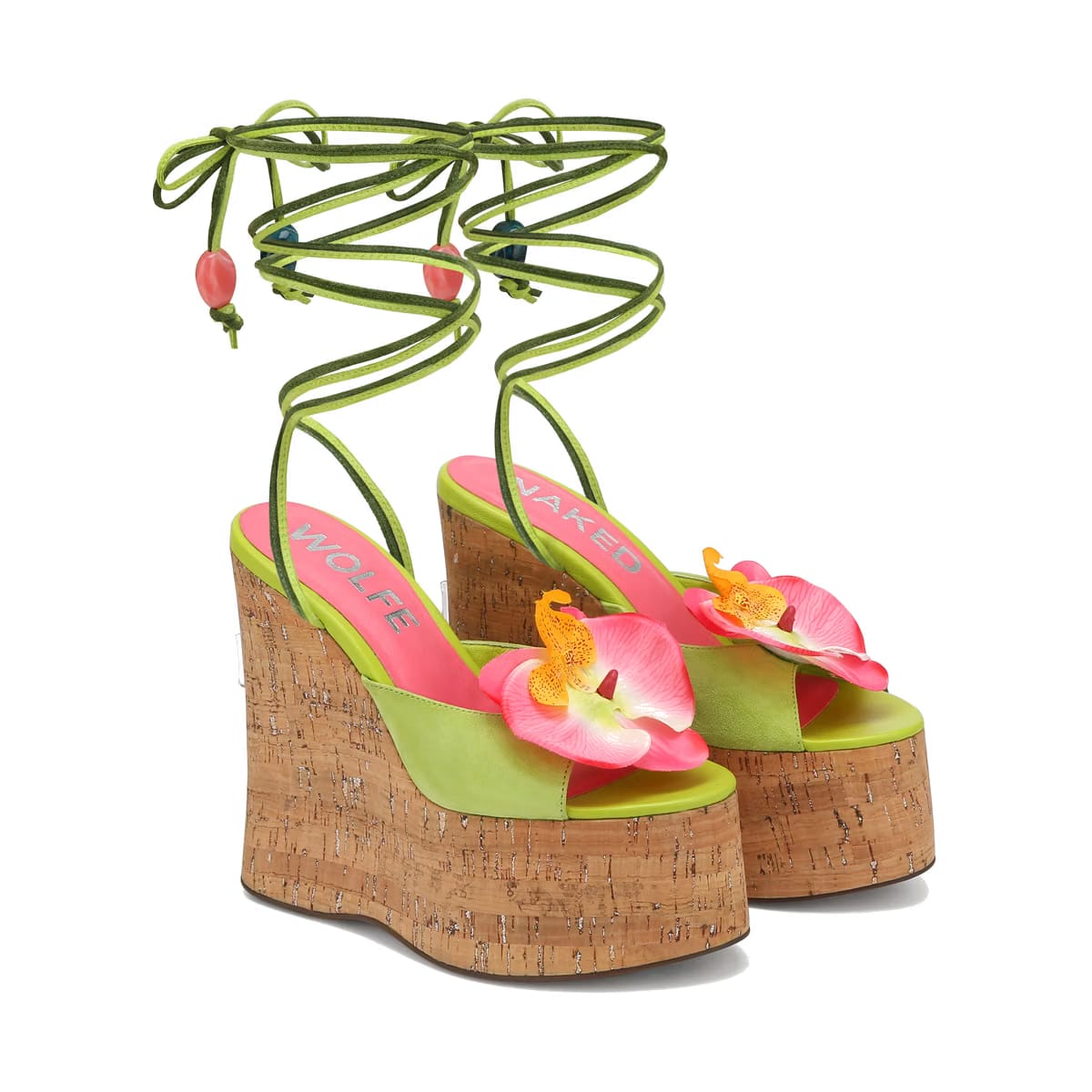 Sunflower Green Kid Suede