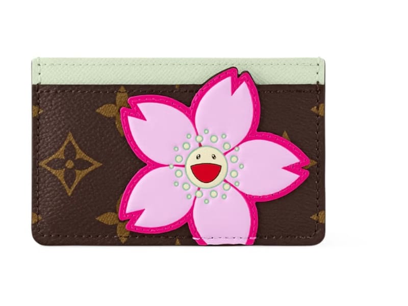 Louis Vuitton X Takashi Murakami Card Holder Sakura Brown Price in