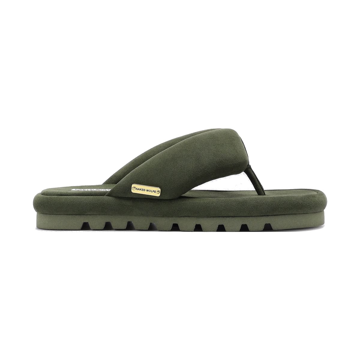 Hilary Olive Suede