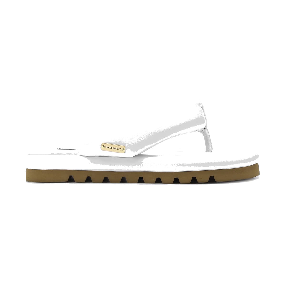Hilary White Leather