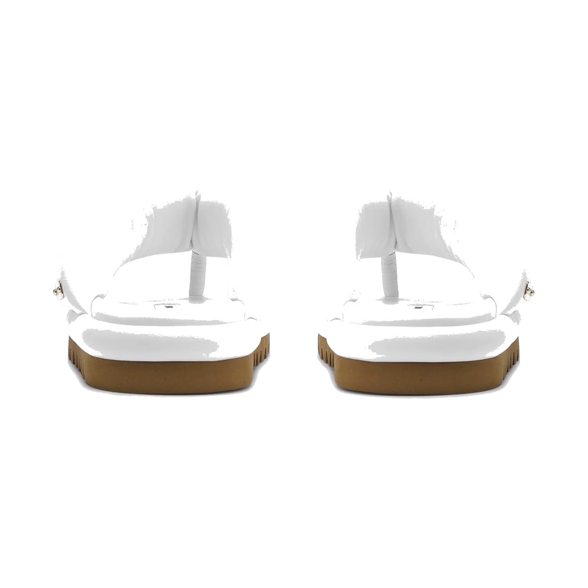 Hilary White Leather