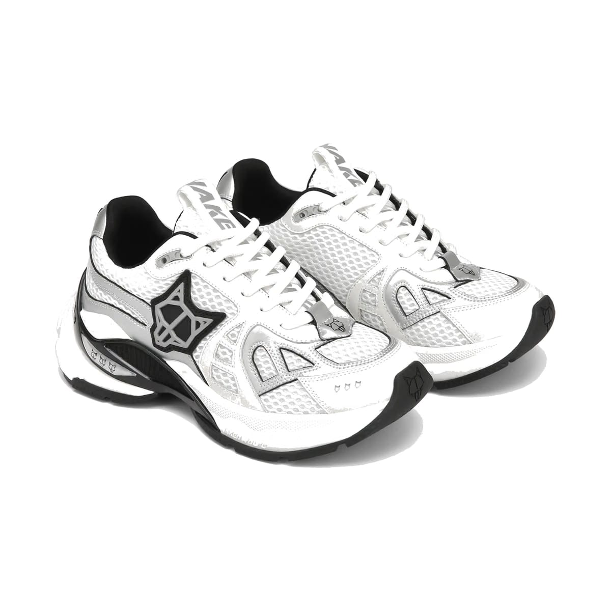 Smash White/Silver Mesh
