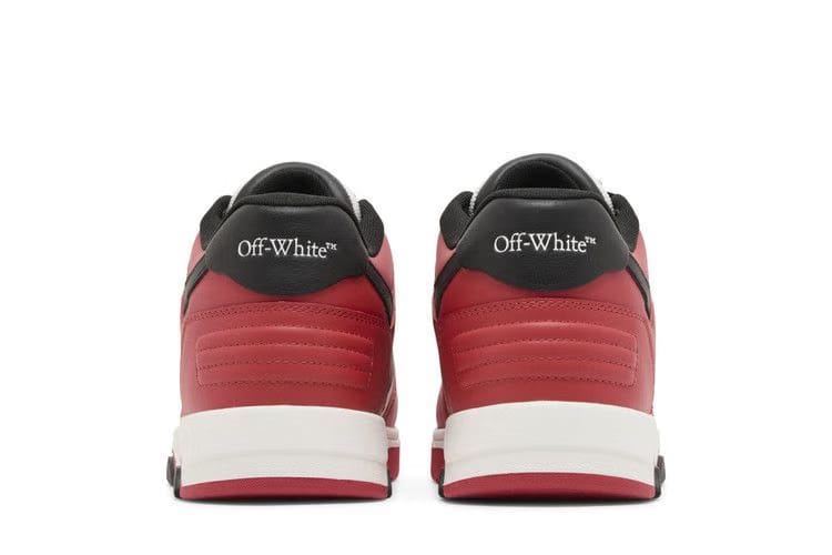 OFF-WHITE Out Of Office OOO Low Tops Red Black (2024)