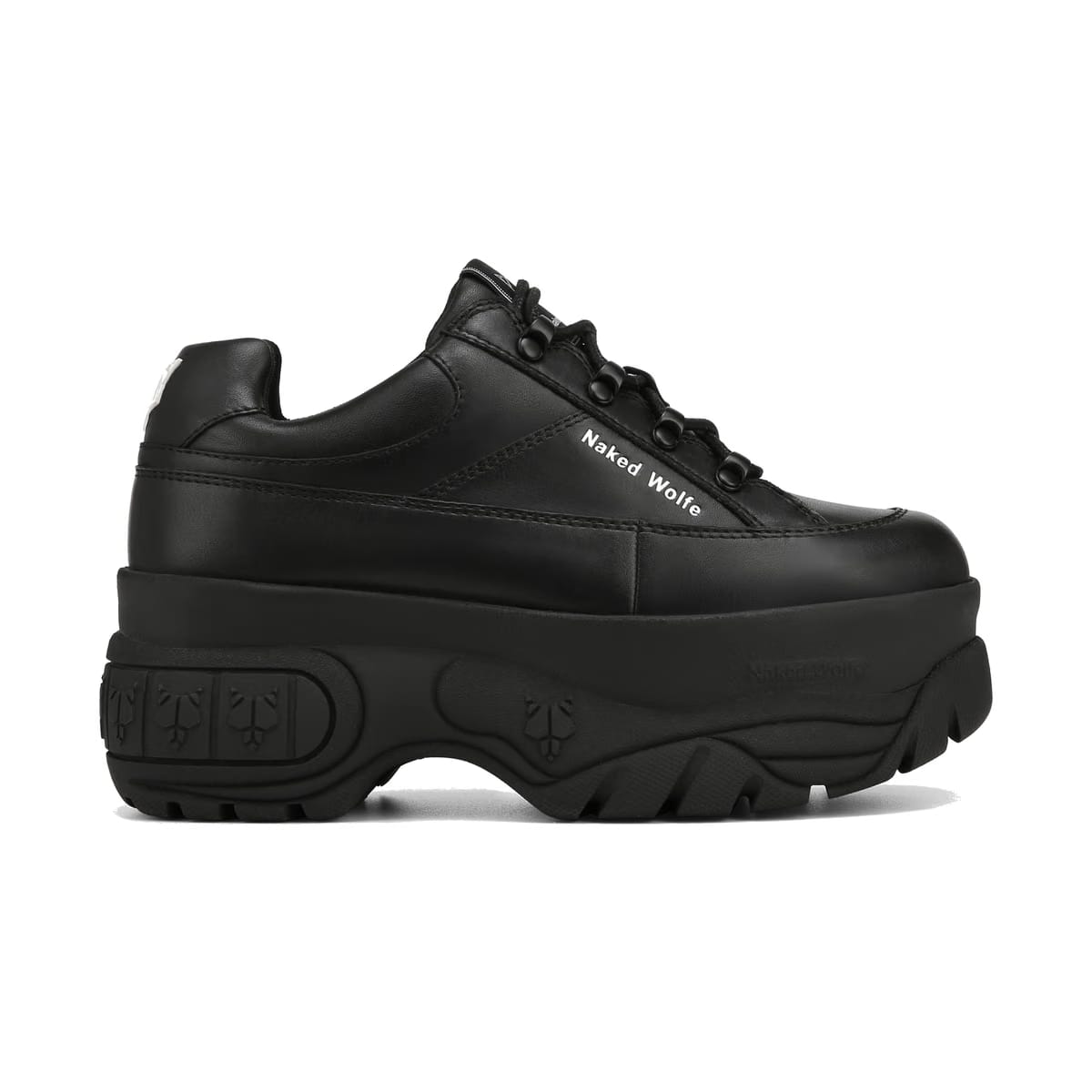 Sporty Black Leather