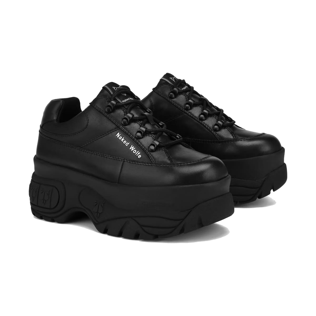 Sporty Black Leather
