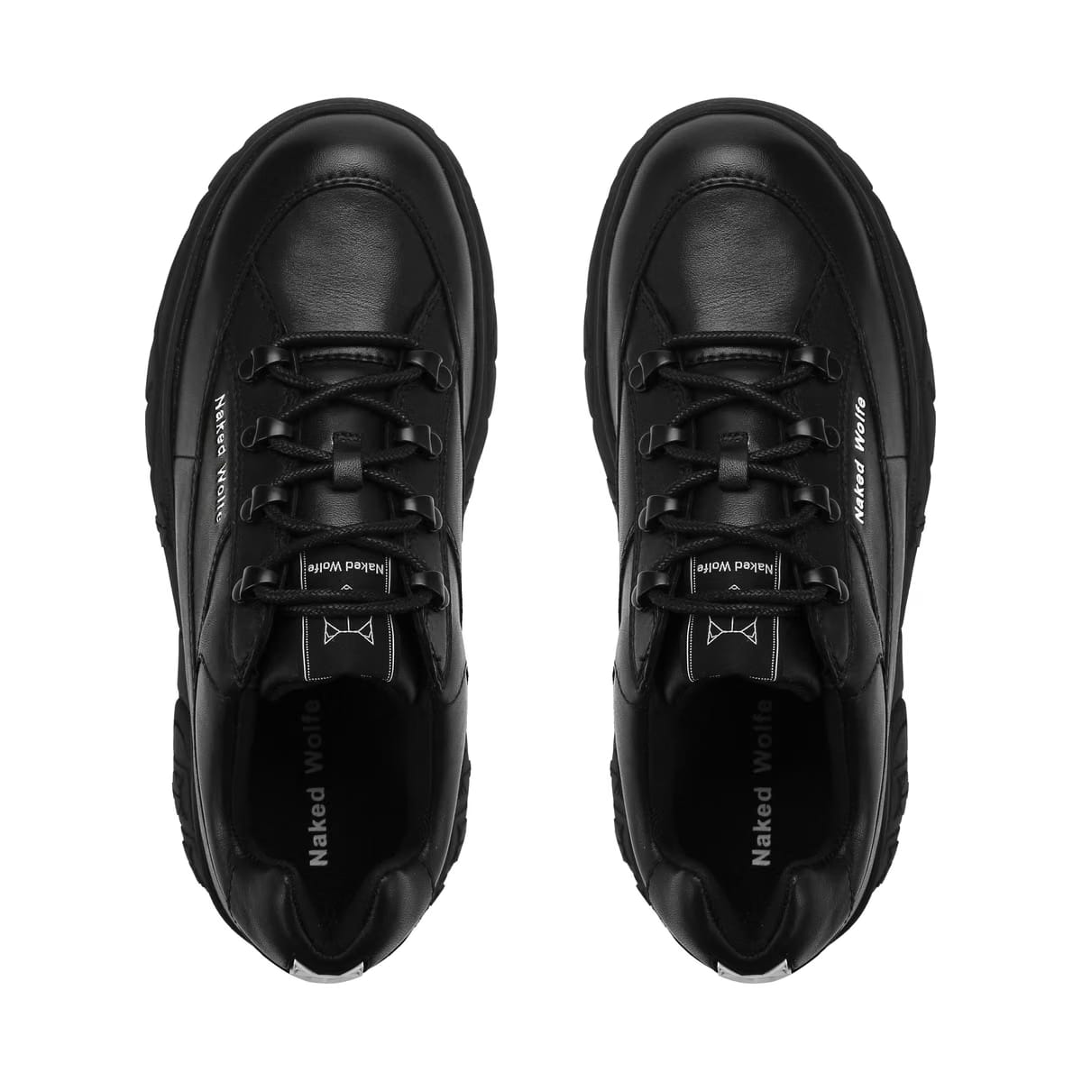 Sporty Black Leather