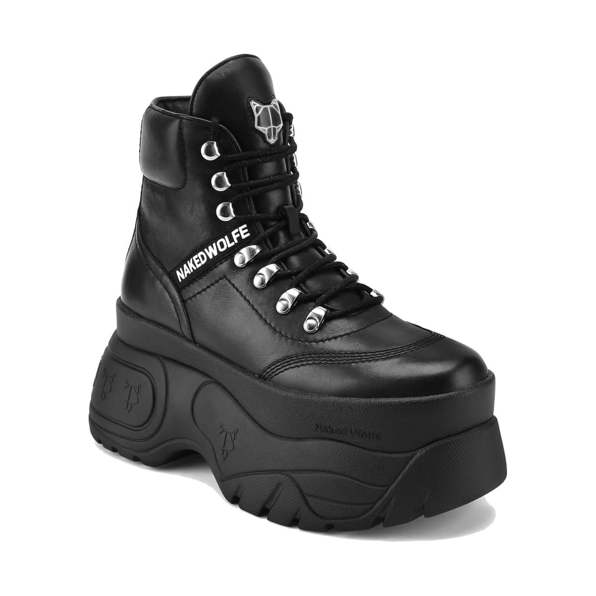 Spike Black Leather