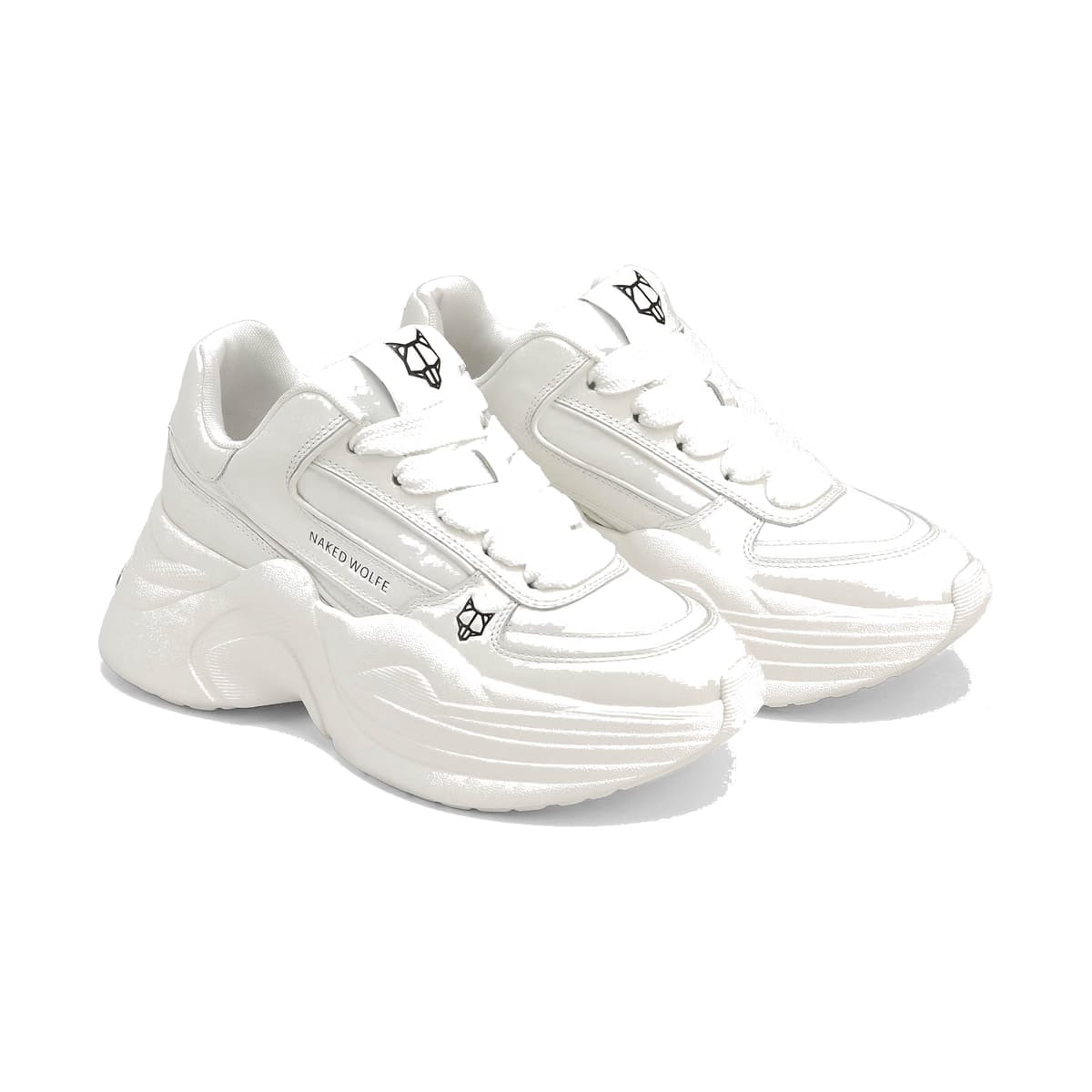 Temple White Leather