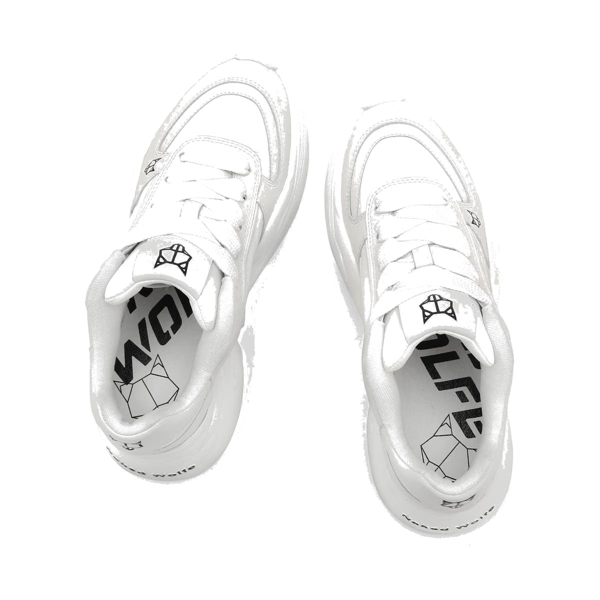 Temple White Leather