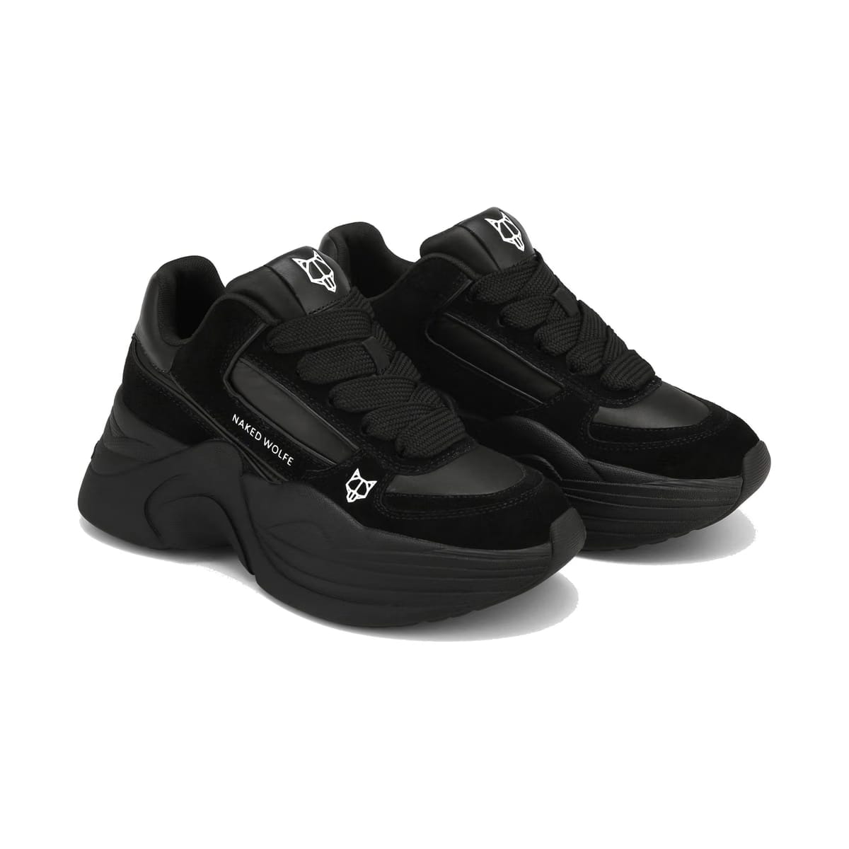 Temple Black Leather/Suede