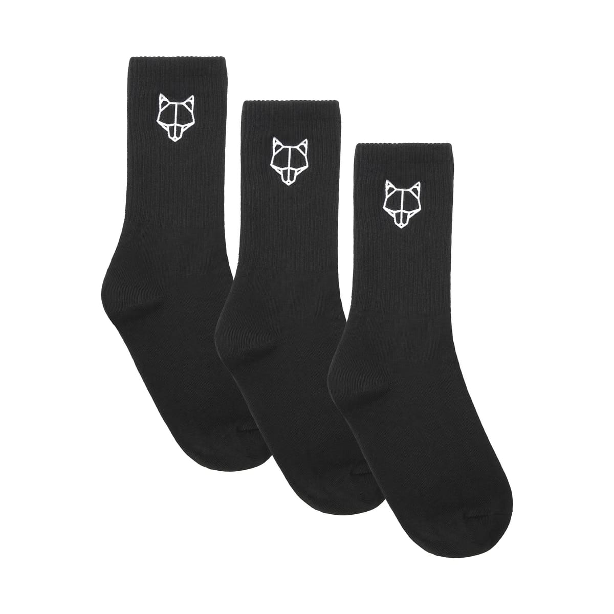 3 Pack Womens Egyptian Cotton Socks Black