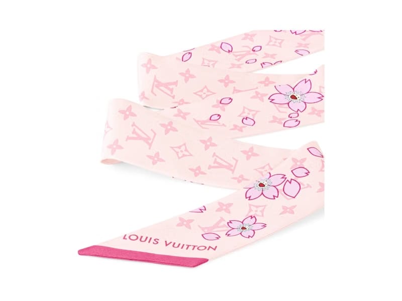 Louis Vuitton x Takashi Murakami Monogram Cherry Blossom Bandeau BB Pink