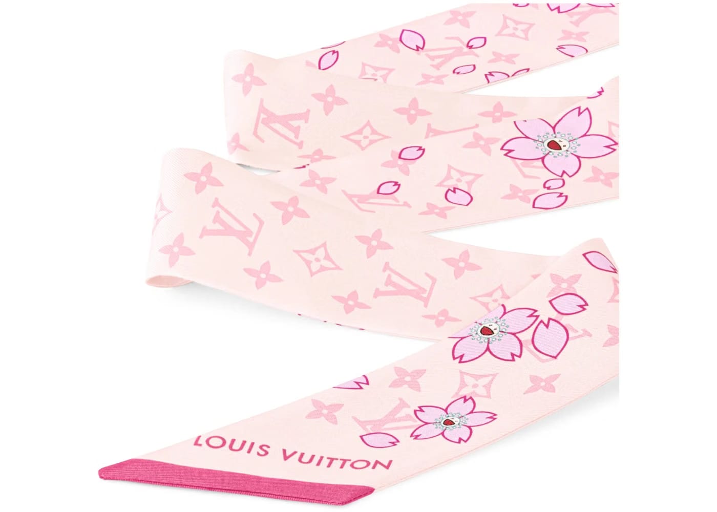 Louis Vuitton x Takashi Murakami Monogram Cherry Blossom Bandeau BB Pink