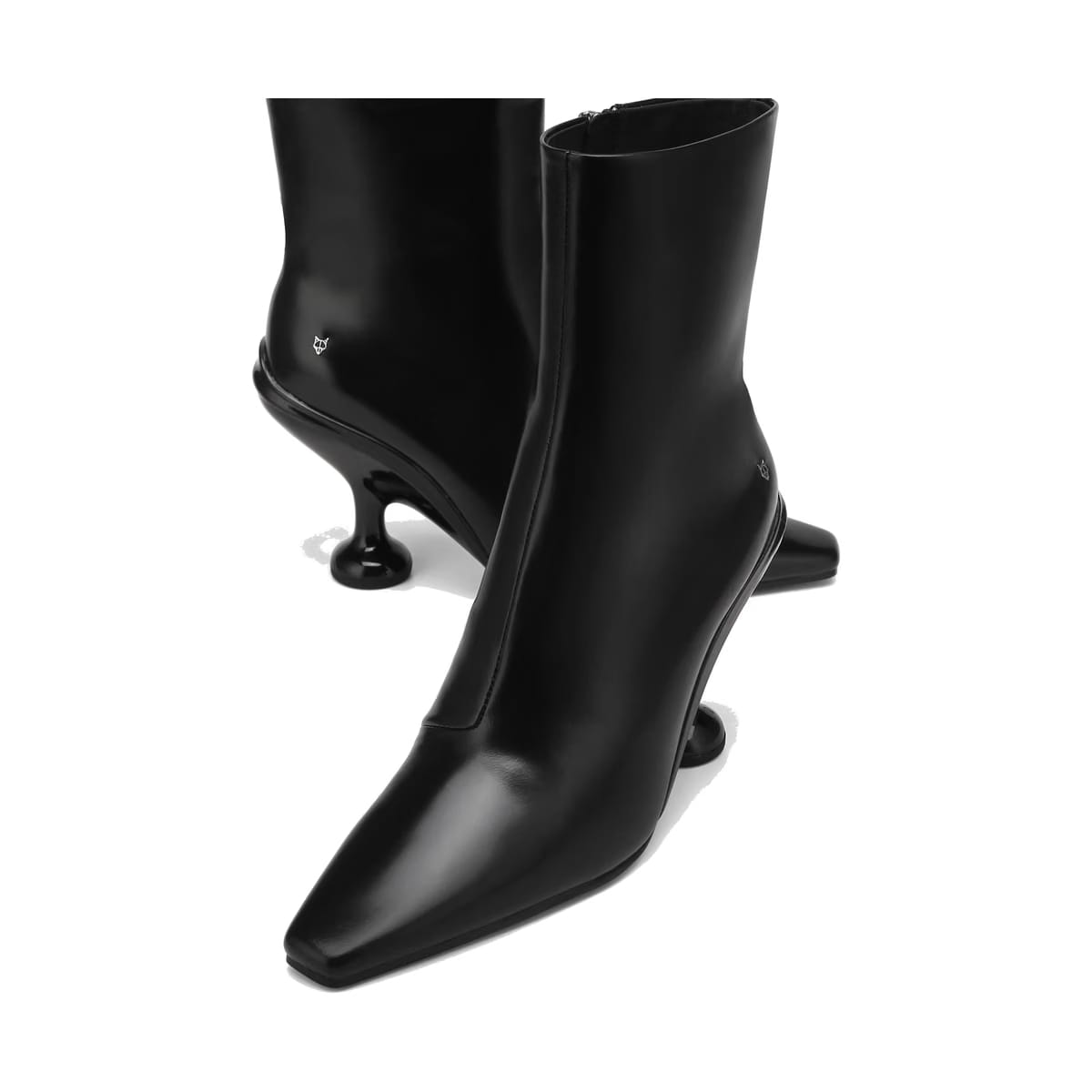 Kayla Box Leather Black
