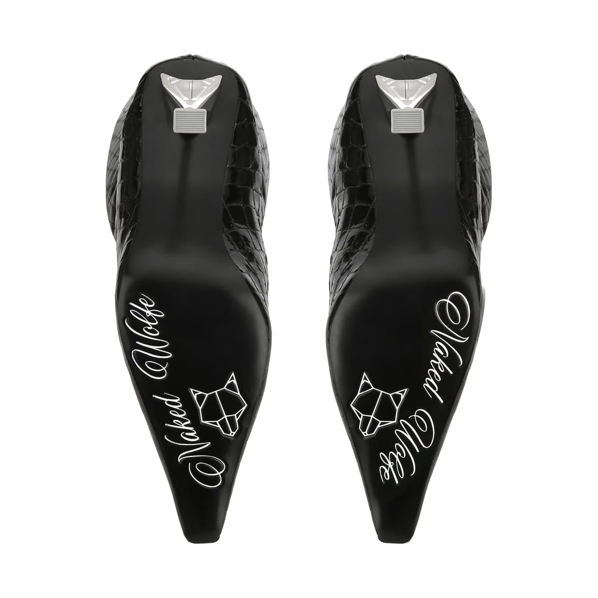 Texas Black Croc Patent Leather