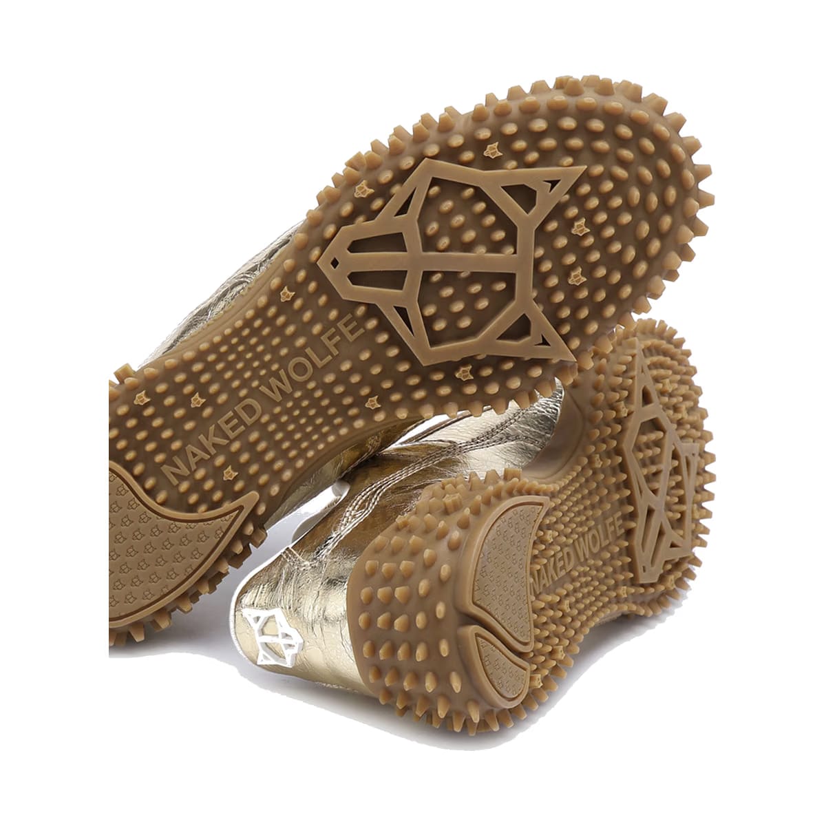 Island Gold Metallic Crinkle Cow Leather