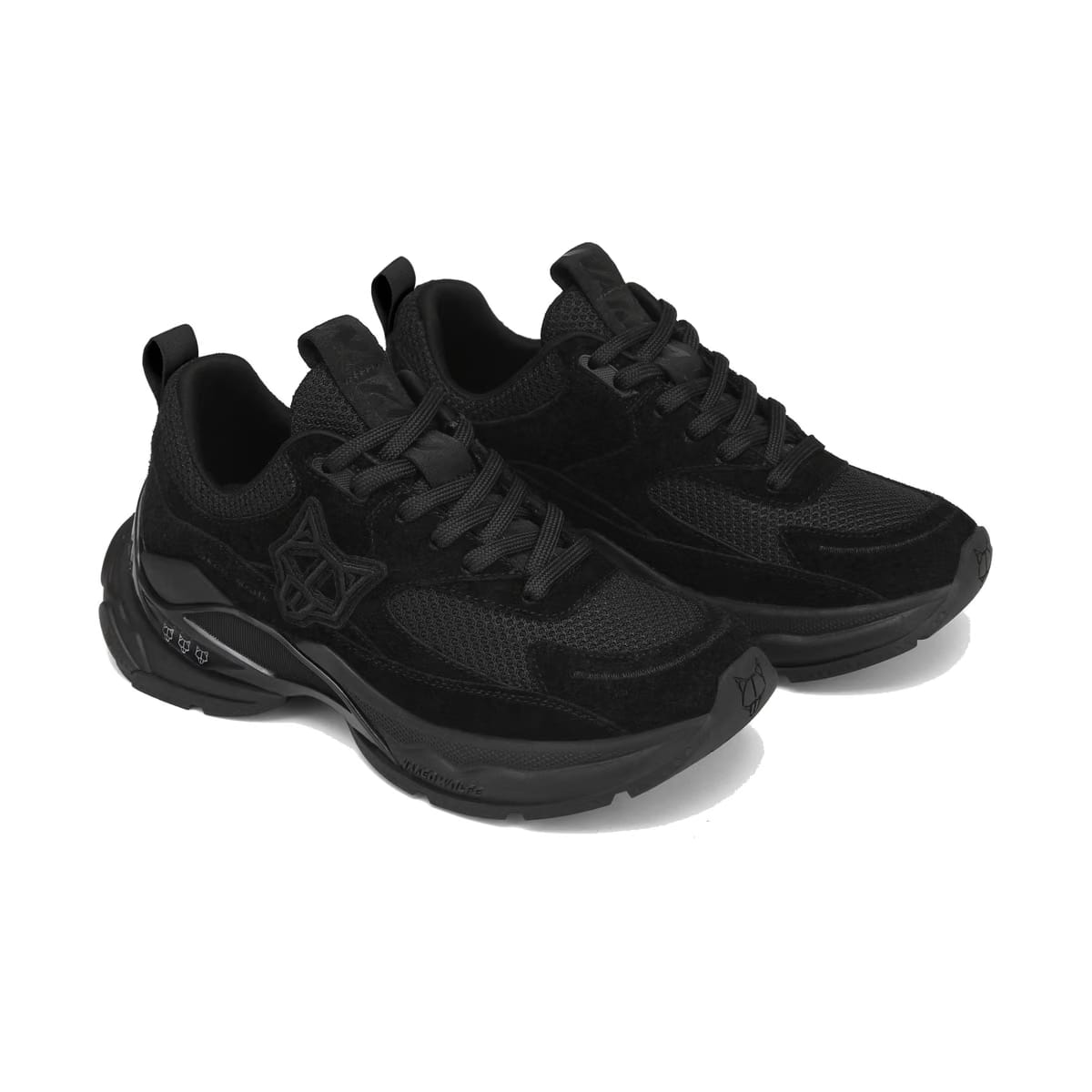 Super Double Black Suede