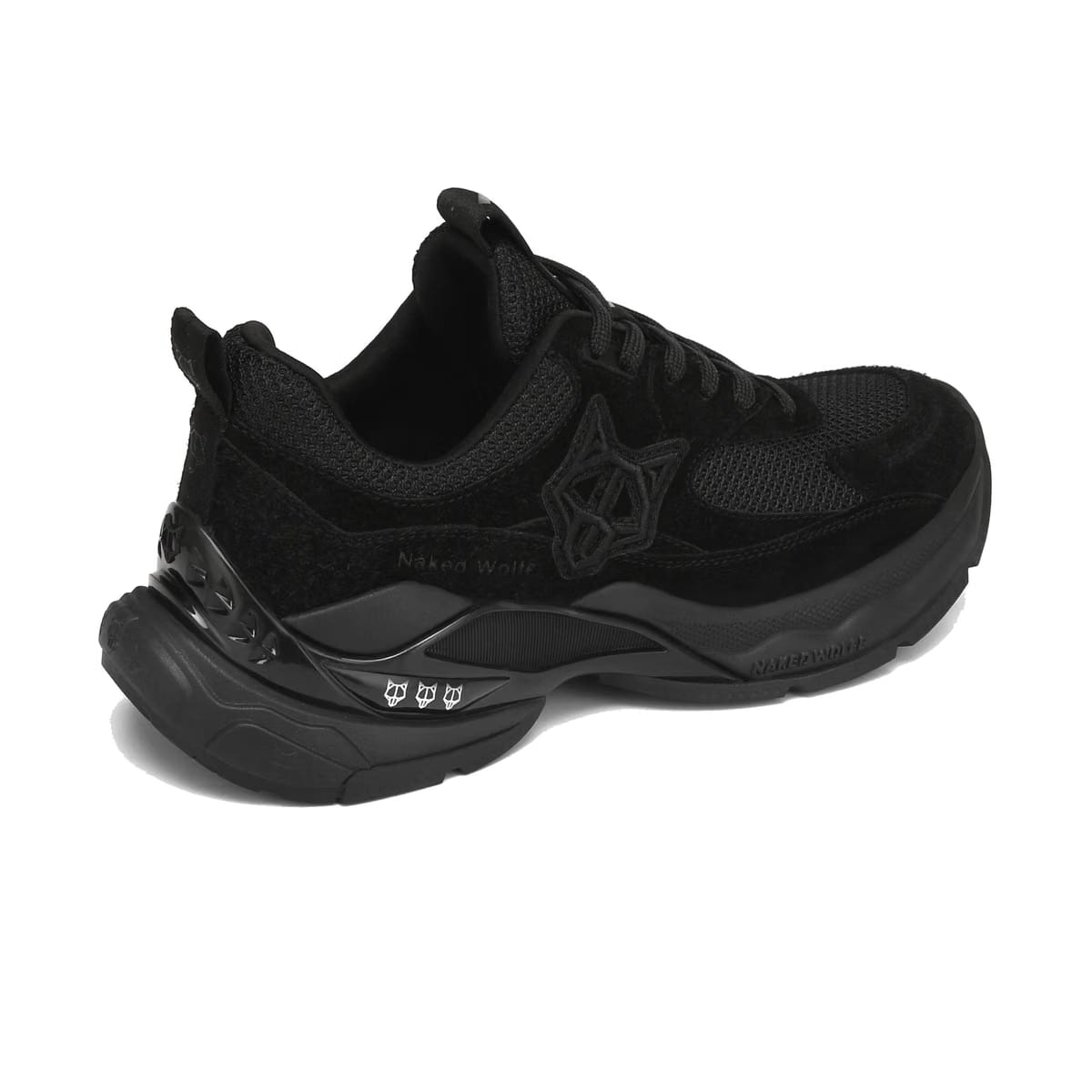 Super Double Black Suede
