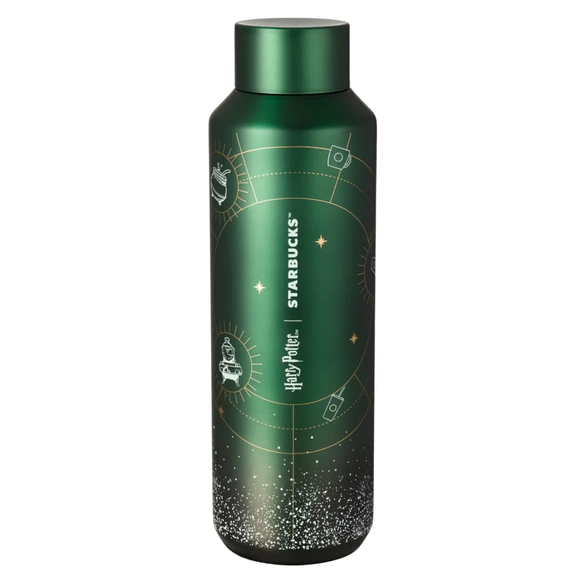 Harry Potter Starbucks Green 20oz Stainless Steel Water Bottle