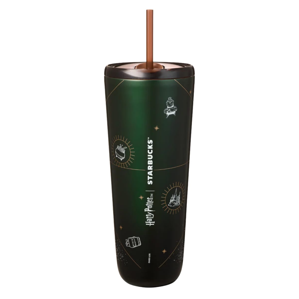 Harry Potter Starbucks Green 24oz Stainless Steel Cold Cup