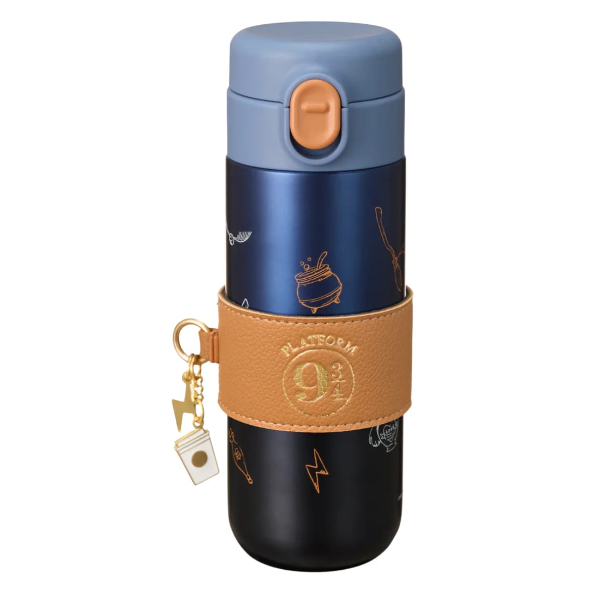 Harry Potter Starbucks Navy 12.9oz Stainless Steel Tumbler with Sleeve