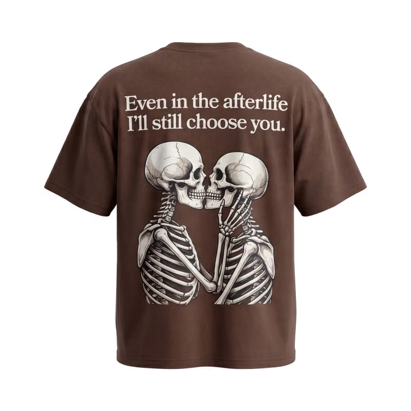 Voyd Bone to Be Yours Brown T-shirt