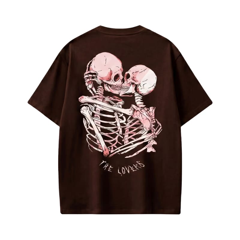 Voyd Midnight Affection Brown T-shirt