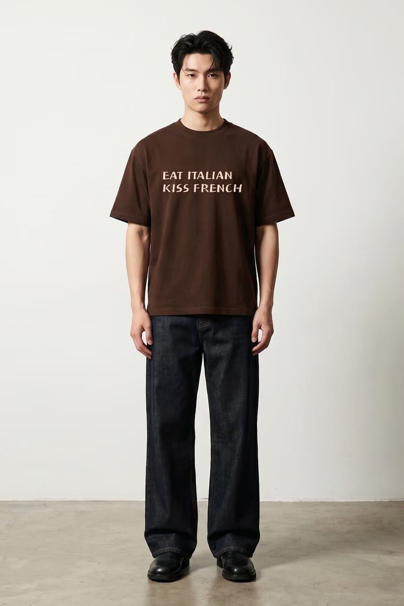 Voyd Midnight Affection Brown T-shirt