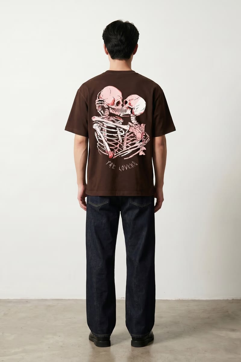 Voyd Midnight Affection Brown T-shirt