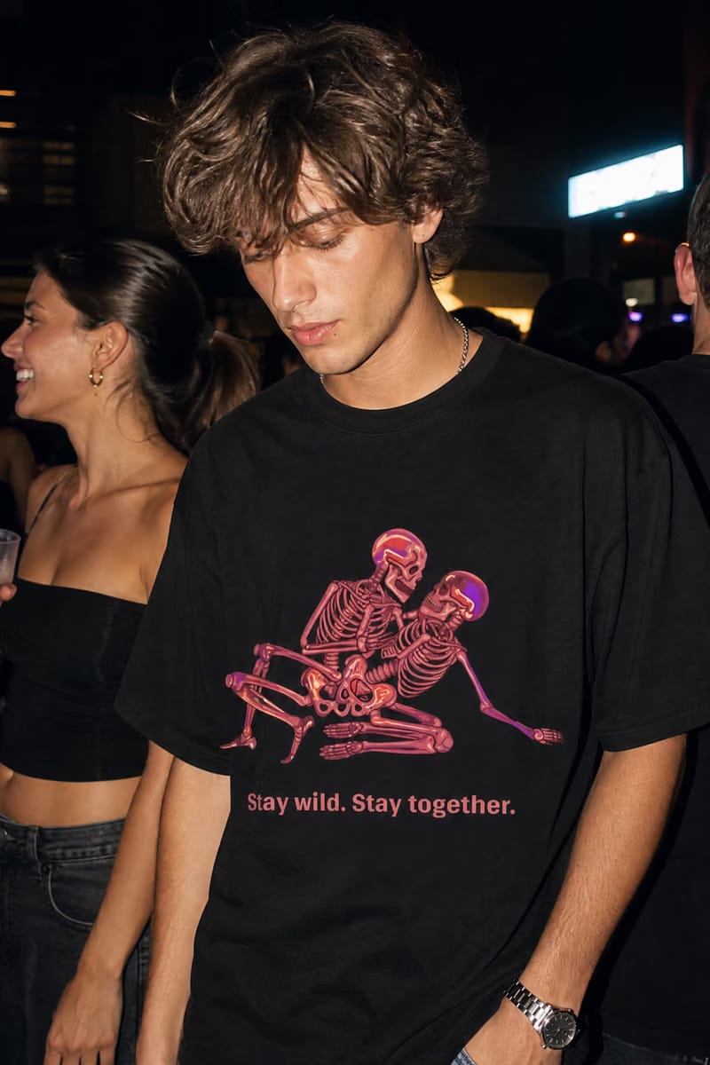 Voyd Wild Till the End Black T-shirt