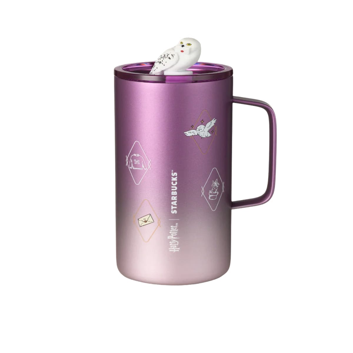 Harry Potter Starbucks Purple 17oz Stainless Steel Mug