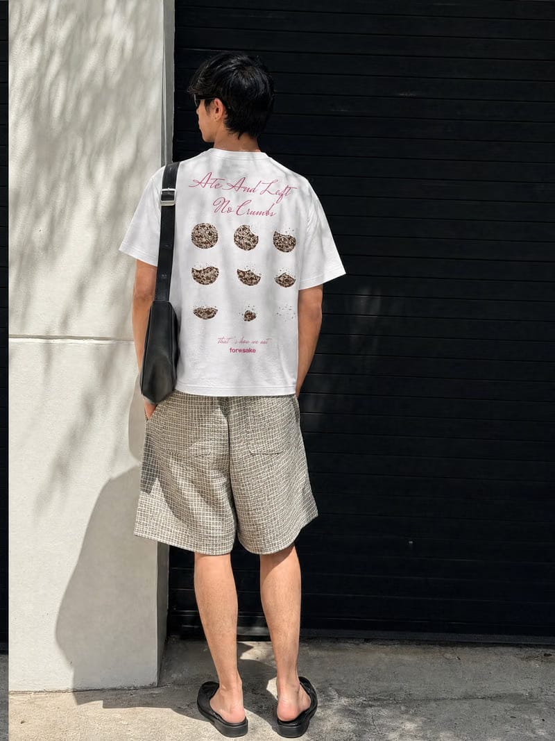 Forfksake Ate White T-Shirt