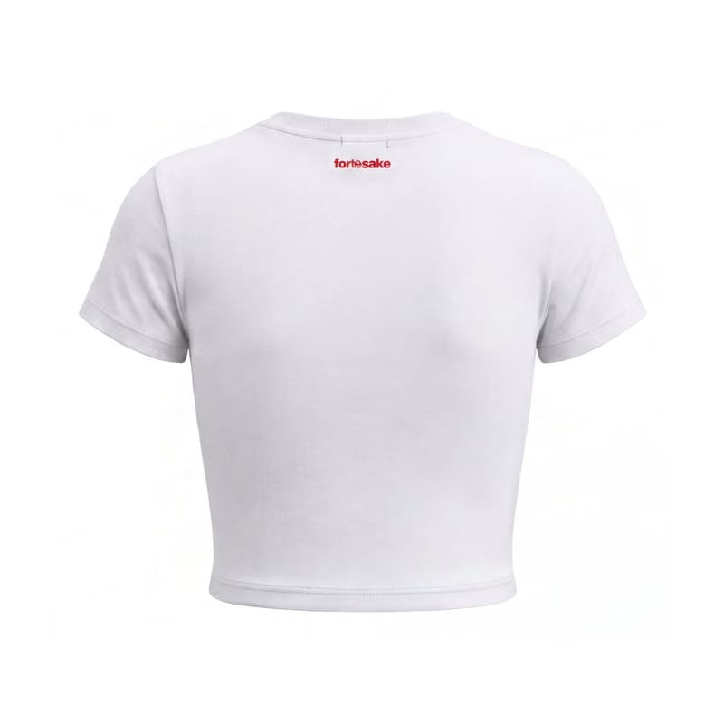 Forfksake Bitch White Baby Tee