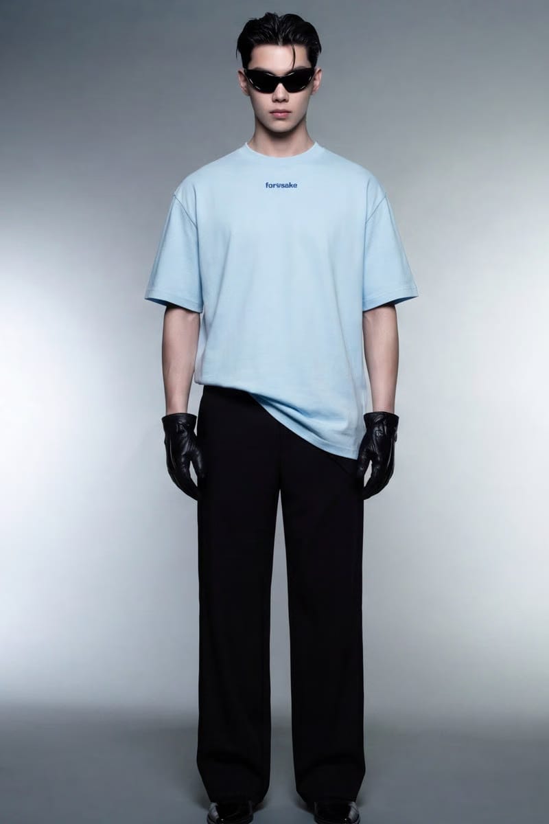 Forfksake Break Light Blue T-Shirt